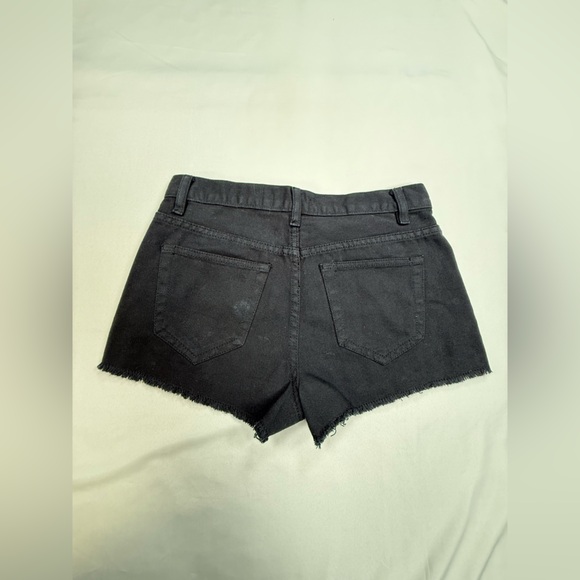 Forever 21 Black Studded Cutoff Denim Shorts - Picture 5 of 6
